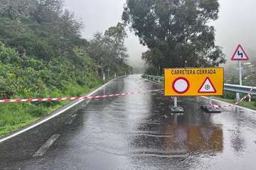 Manto de nieve en la cumbre de Telde y de Gran Canaria/Juan Carlos Alonso/C7.